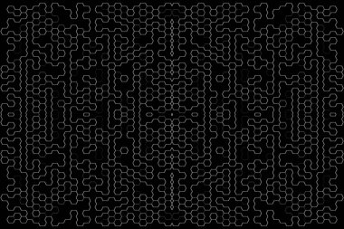 Soyut arkaplan. Monokrom dokusu. Beyaz arkaplanda siyah beyaz çizgiler.