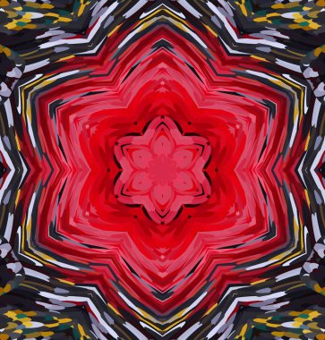 Soyut kaleydoskop arkaplanı. Çoklu renkli kaleydoskop dokusu.