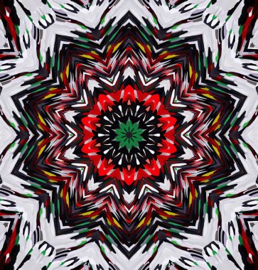 Soyut kaleydoskop arkaplanı. Çoklu renkli kaleydoskop dokusu.