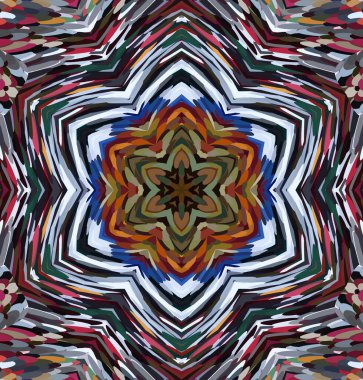 Soyut kaleydoskop arkaplanı. Çoklu renkli kaleydoskop dokusu.