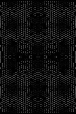 Soyut arkaplan. Monokrom dokusu. Beyaz arkaplanda siyah beyaz çizgiler.