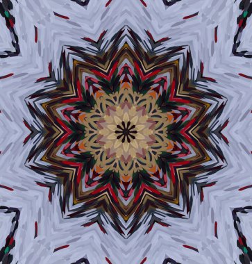 Soyut kaleydoskop arkaplanı. Çoklu renkli kaleydoskop dokusu.