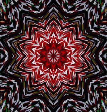 Soyut kaleydoskop arkaplanı. Çoklu renkli kaleydoskop dokusu.