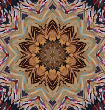 Soyut kaleydoskop arkaplanı. Çoklu renkli kaleydoskop dokusu.