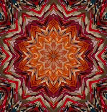 Soyut kaleydoskop arkaplanı. Çoklu renkli kaleydoskop dokusu.