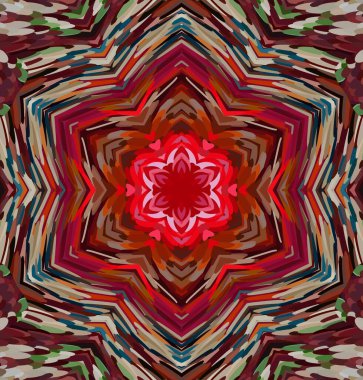 Soyut kaleydoskop arkaplanı. Çoklu renkli kaleydoskop dokusu.