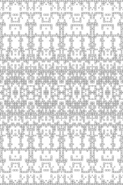 Soyut arkaplan. Monokrom dokusu. Beyaz arkaplanda siyah beyaz çizgiler.