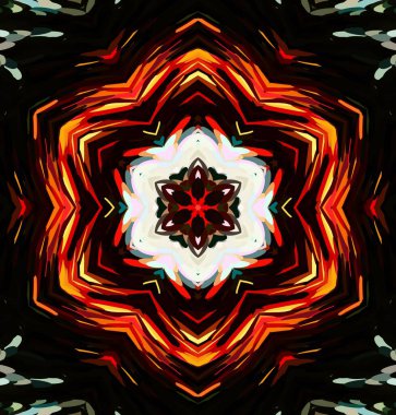 Soyut kaleydoskop arkaplanı. Çoklu renkli kaleydoskop dokusu.