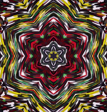 Soyut kaleydoskop arkaplanı. Çoklu renkli kaleydoskop dokusu.