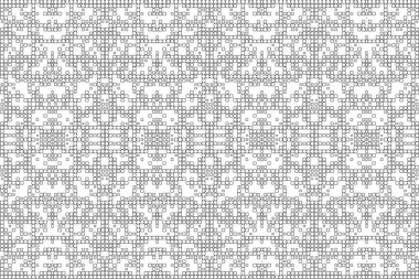 Soyut arkaplan. Monokrom dokusu. Beyaz arkaplanda siyah beyaz çizgiler.