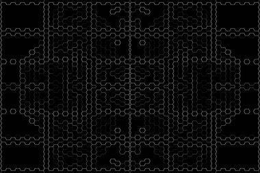 Soyut arkaplan. Monokrom dokusu. Beyaz arkaplanda siyah beyaz çizgiler.