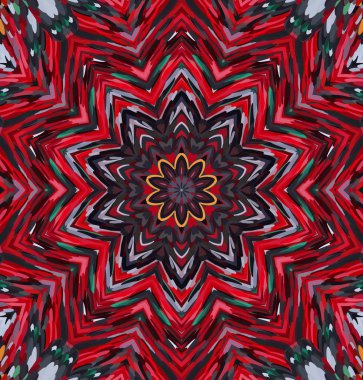 Soyut kaleydoskop arkaplanı. Çoklu renkli kaleydoskop dokusu.