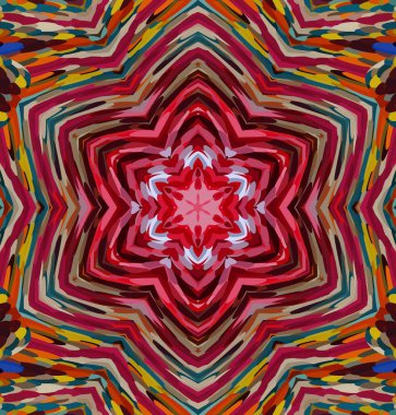 Soyut kaleydoskop arkaplanı. Çoklu renkli kaleydoskop dokusu.