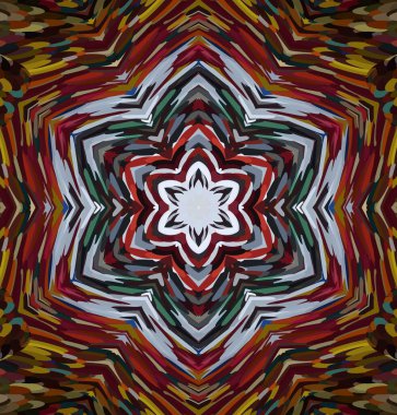 Soyut kaleydoskop arkaplanı. Çoklu renkli kaleydoskop dokusu.