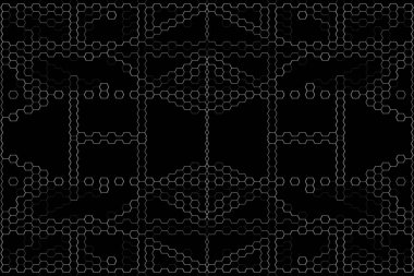 Soyut arkaplan. Monokrom dokusu. Beyaz arkaplanda siyah beyaz çizgiler.