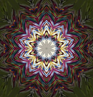 Soyut kaleydoskop arkaplanı. Çoklu renkli kaleydoskop dokusu.