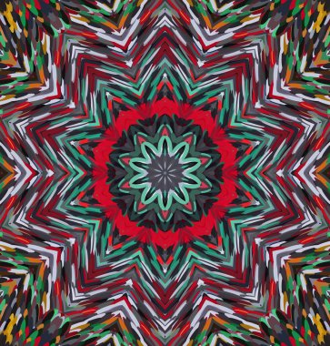 Soyut kaleydoskop arkaplanı. Çoklu renkli kaleydoskop dokusu.