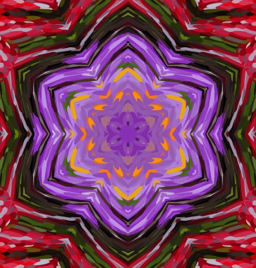 Soyut kaleydoskop arkaplanı. Çoklu renkli kaleydoskop dokusu.