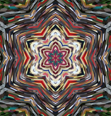 Soyut kaleydoskop arkaplanı. Çoklu renkli kaleydoskop dokusu.