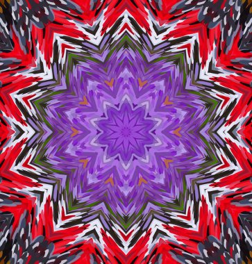 Soyut kaleydoskop arkaplanı. Çoklu renkli kaleydoskop dokusu.