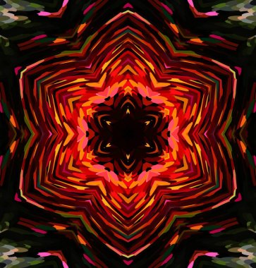 Soyut kaleydoskop arkaplanı. Çoklu renkli kaleydoskop dokusu.