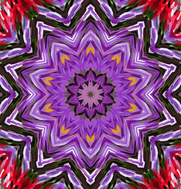 Soyut kaleydoskop arkaplanı. Çoklu renkli kaleydoskop dokusu.