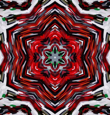 Soyut kaleydoskop arkaplanı. Çoklu renkli kaleydoskop dokusu.