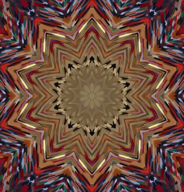 Soyut kaleydoskop arkaplanı. Çoklu renkli kaleydoskop dokusu.