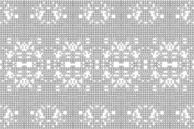 Soyut arkaplan. Monokrom dokusu. Beyaz arkaplanda siyah beyaz çizgiler.