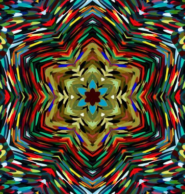 Soyut kaleydoskop arkaplanı. Çoklu renkli kaleydoskop dokusu.