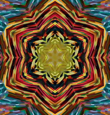 Soyut kaleydoskop arkaplanı. Çoklu renkli kaleydoskop dokusu.