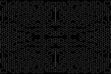 Soyut arkaplan. Monokrom dokusu. Beyaz arkaplanda siyah beyaz çizgiler.