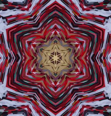 Soyut kaleydoskop arkaplanı. Çoklu renkli kaleydoskop dokusu.