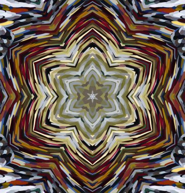 Soyut kaleydoskop arkaplanı. Çoklu renkli kaleydoskop dokusu.