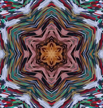Soyut kaleydoskop arkaplanı. Çoklu renkli kaleydoskop dokusu.