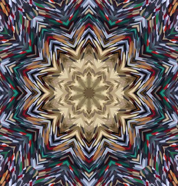 Soyut kaleydoskop arkaplanı. Çoklu renkli kaleydoskop dokusu.