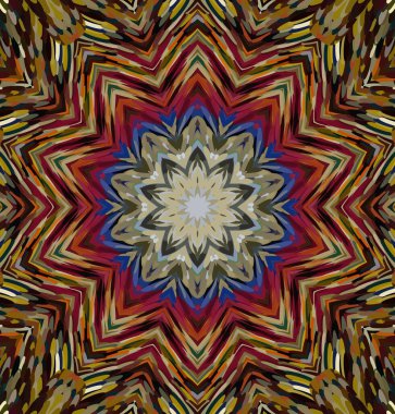 Soyut kaleydoskop arkaplanı. Çoklu renkli kaleydoskop dokusu.