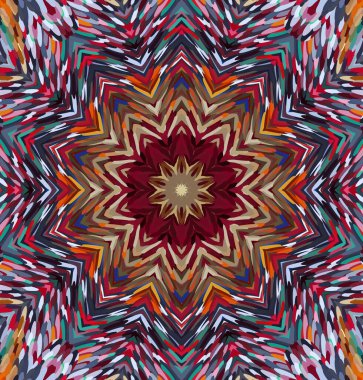 Soyut kaleydoskop arkaplanı. Çoklu renkli kaleydoskop dokusu.