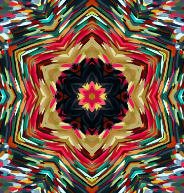 Soyut kaleydoskop arkaplanı. Çoklu renkli kaleydoskop dokusu.