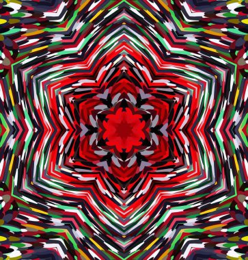 Soyut kaleydoskop arkaplanı. Çoklu renkli kaleydoskop dokusu.