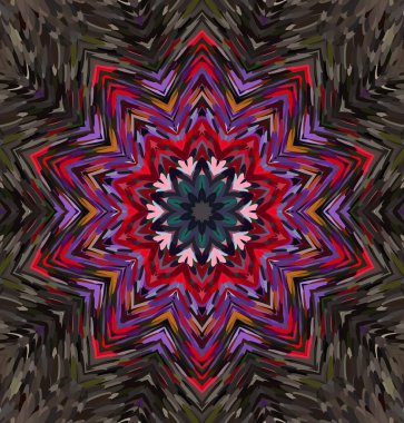 Soyut kaleydoskop arkaplanı. Çoklu renkli kaleydoskop dokusu.