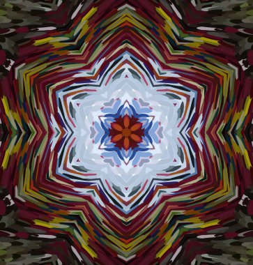 Soyut kaleydoskop arkaplanı. Çoklu renkli kaleydoskop dokusu.