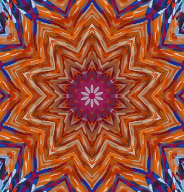 Soyut kaleydoskop arkaplanı. Çoklu renkli kaleydoskop dokusu.