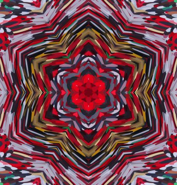 Soyut kaleydoskop arkaplanı. Çoklu renkli kaleydoskop dokusu.