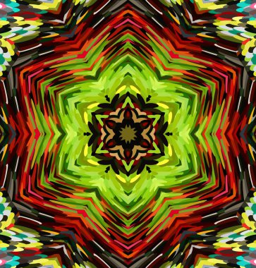 Soyut kaleydoskop arkaplanı. Çoklu renkli kaleydoskop dokusu.