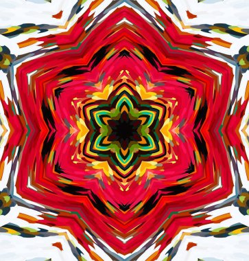 Soyut kaleydoskop arkaplanı. Çoklu renkli kaleydoskop dokusu.