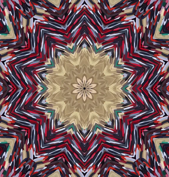 Abstraktes Kaleidoskop Mehrfarbiges Kaleidoskop — Stockfoto