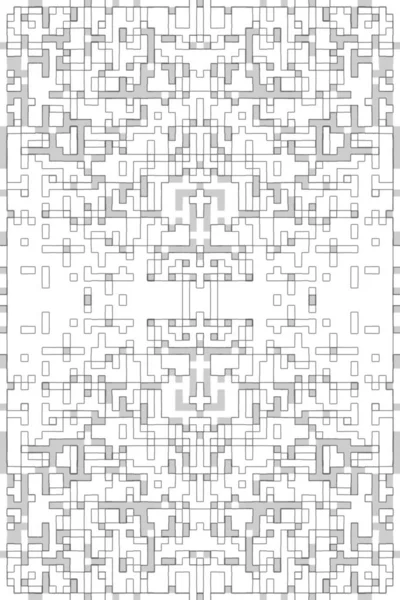 Soyut arkaplan. Monokrom dokusu. Beyaz arkaplanda siyah beyaz çizgiler.