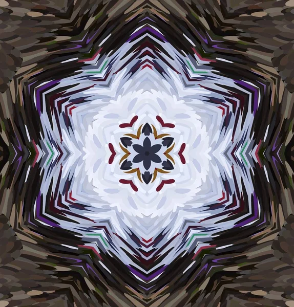 Fond Kaléidoscope Abstrait Texture Kaléidoscope Multicolore — Photo