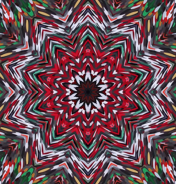 Abstraktes Kaleidoskop Mehrfarbiges Kaleidoskop — Stockfoto